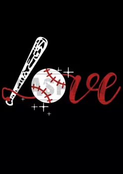 Love Baseball High Waist Leggings - Black -Garment Sale Store SCM018645 1 71180460041481 124