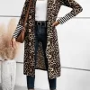 Leopard Striped Long Sleeve Open Front Cardigan 1 Leopard Striped Long Sleeve Open Front Cardigan -Garment Sale Store SCM019352 1 80366325330994 124