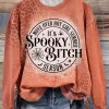 Halloween Move Over Hot Girl Summer It's Spooky Bitch Season Leopard Sweatshirt - Orange 2 Halloween Move Over Hot Girl Summer It's Spooky Bitch Season Leopard Sweatshirt - Orange -Garment Sale Store SCM019436 1 82370624740365 124