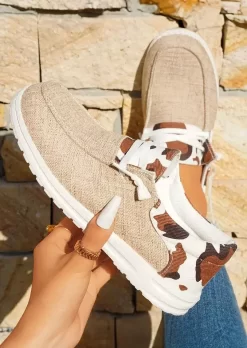 Cow Comfortable Slip On Flat Loafer Sneakers