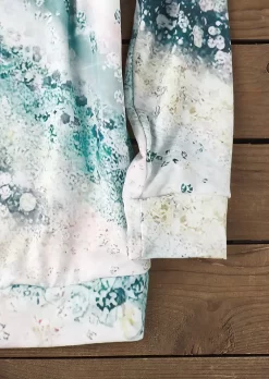 Gradient Ocean Glitter Zipper Sweatshirt -Garment Sale Store SCM019668 1 82493410478523 124