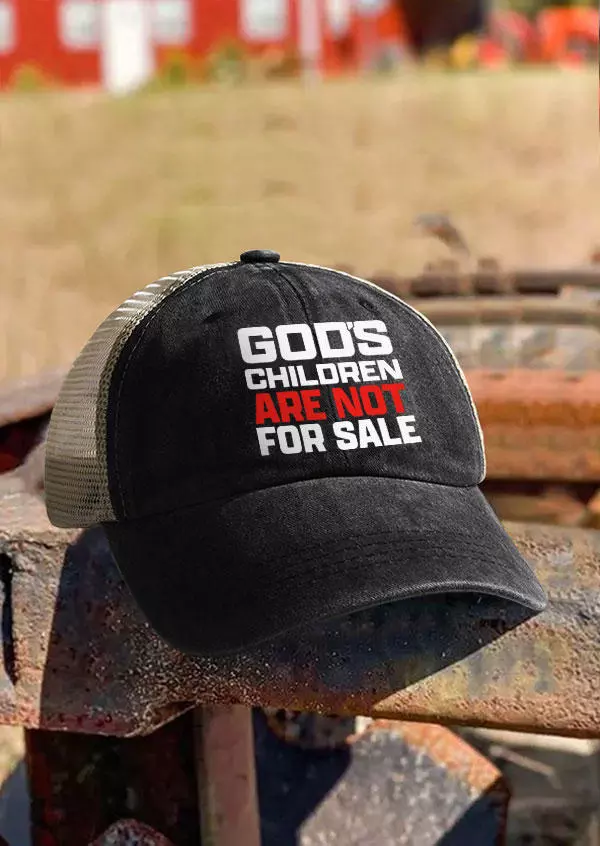 God's Children Are Not For Sale Baseball Cap 5 God's Children Are Not For Sale Baseball Cap - Image 3