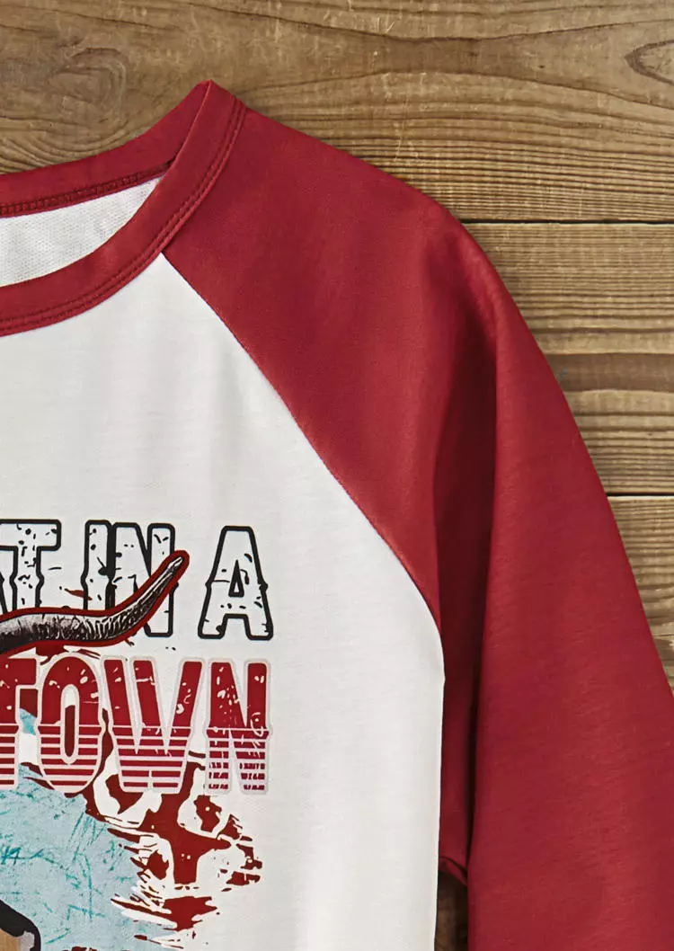 Steer Skull Letter Graphic Sweatshirt 5 Steer Skull Letter Graphic Sweatshirt - Image 3