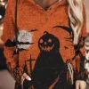 Halloween Pumpkin Face Pocket Button Hoodie - Orange 2 Halloween Pumpkin Face Pocket Button Hoodie - Orange -Garment Sale Store SCM019899 1 81859035907231 124