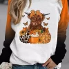 Leopard Pumpkin Drink Sunflower Butterfly Highland Cattle Gradient Sweatshirt - White 1 Leopard Pumpkin Drink Sunflower Butterfly Highland Cattle Gradient Sweatshirt - White -Garment Sale Store SCM019991 1 82399380743707 124
