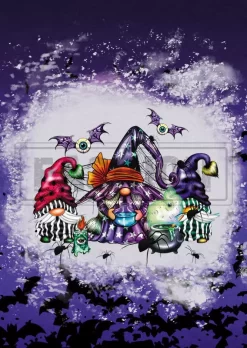 Halloween Gnomies Bat Spider Bleached Sweatshirt -Garment Sale Store SCM020147 1 91338617919430 124