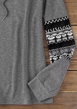 Drawstring Concise Hoodie - Gray 9 Drawstring Concise Hoodie - Gray -Garment Sale Store SCM020195 1 82848271636323 124