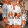 'Tis The Season Maple Leaf Pumpkin Soccer Kangaroo Pocket Hoodie