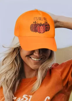 It's Fall Y'all Leopard Plaid Polka Dot Pumpkin Baseball Cap 9 It's Fall Y'all Leopard Plaid Polka Dot Pumpkin Baseball Cap -Garment Sale Store SCM020250 1 82938873683998 124