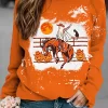 Halloween Ghost Pumpkin Face Cat Sweatshirt - Orange 2 Halloween Ghost Pumpkin Face Cat Sweatshirt - Orange -Garment Sale Store SCM020287 1 91194492723095 124