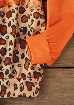 Love Fall Y'all Pumpkin Leopard Sweatshirt -Garment Sale Store SCM020288 1 91375900286386 124