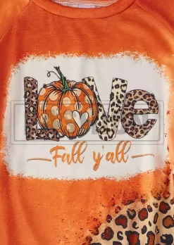 Love Fall Y'all Pumpkin Leopard Sweatshirt -Garment Sale Store SCM020288 1 91375900323599 124