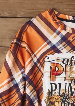 All The Plaid And Pumpkin Things Sweatshirt -Garment Sale Store SCM020482 1 91556936663502 124
