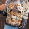 Halloween Moo I Mean Boo Highland Cattle Bat Sweatshirt 1 Halloween Moo I Mean Boo Highland Cattle Bat Sweatshirt -Garment Sale Store SCM020568 1 91496060718406 124