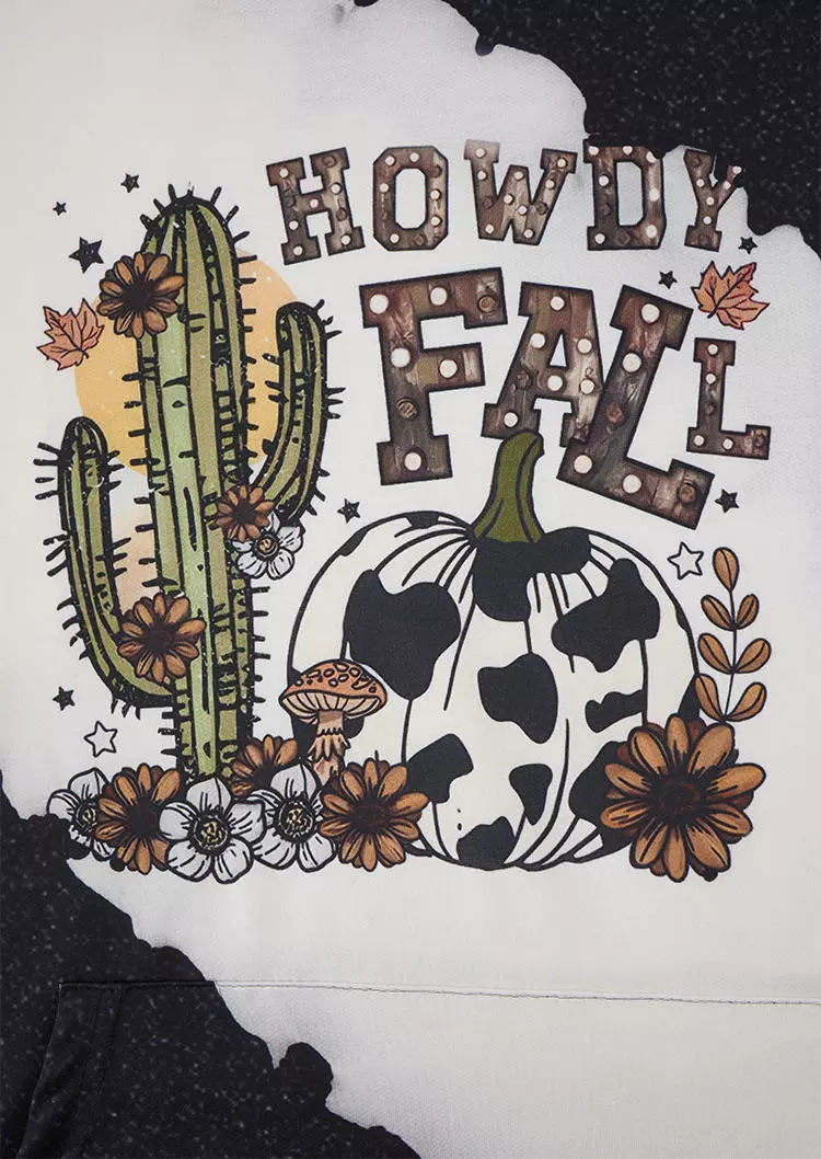 Howdy Fall Sunflower Cactus Pumpkin Maple Leaf Cow Hoodie 6 Howdy Fall Sunflower Cactus Pumpkin Maple Leaf Cow Hoodie - Image 4
