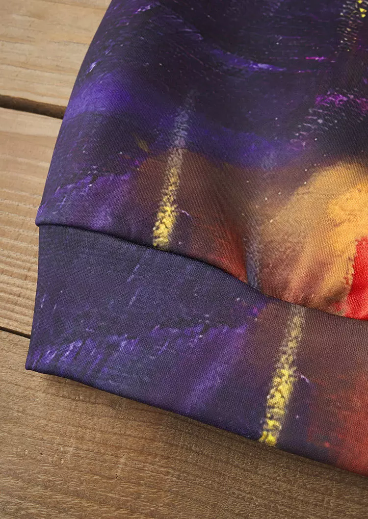 Oil Painting Cross Drop Shoulder Sweatshirt 7 Oil Painting Cross Drop Shoulder Sweatshirt - Image 5