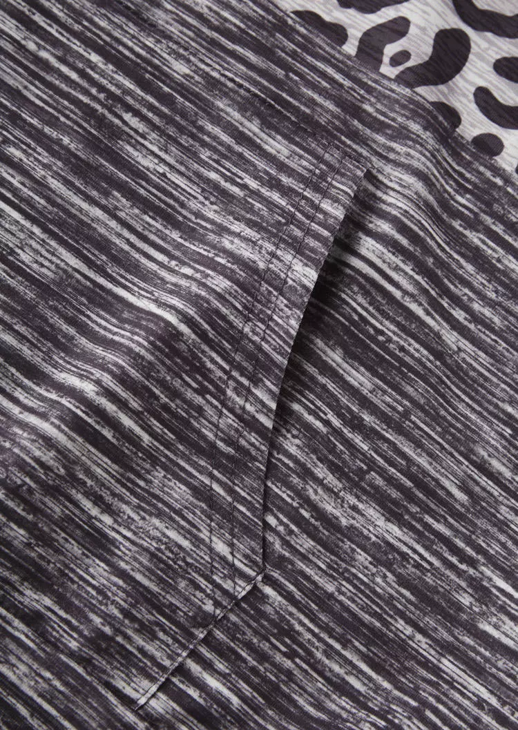 Leopard Color-Blocked Zipper Kangaroo Pocket Hoodie 9 Leopard Color-Blocked Zipper Kangaroo Pocket Hoodie - Image 7