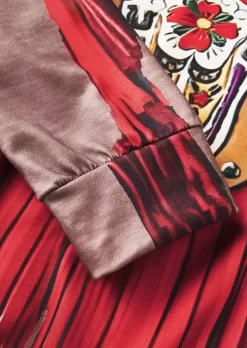 Steer Skull Floral Fake Tassel Sweatshirt -Garment Sale Store SCM020865 1 A1145929408214 124