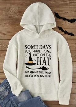 Halloween Some Days You Have To Put On The Hat Hoodie - White -Garment Sale Store SCM020894 1 92659105772426 124