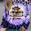 Tie Dye Cattle Pumpkin Cute Sweatshirt 1 Tie Dye Cattle Pumpkin Cute Sweatshirt -Garment Sale Store SCM020908 1 92850257080568 124