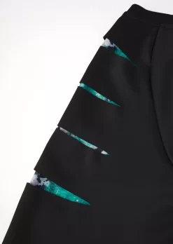 Thanksgiving Love Turkey Fake Two-Piece Sweatshirt - Black -Garment Sale Store SCM020977 1 92739581884879 124