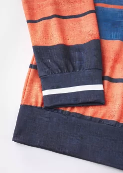 Color-Blocked Striped O-Neck Sweatshirt -Garment Sale Store SCM021097 1 A1050837580780 124