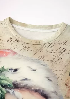 Christmas Santa Claus Mistletoe Pullover Sweatshirt 10 Christmas Santa Claus Mistletoe Pullover Sweatshirt -Garment Sale Store SCM021118 1 A0967996873932 124