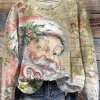 Christmas Santa Claus Mistletoe Pullover Sweatshirt 2 Christmas Santa Claus Mistletoe Pullover Sweatshirt -Garment Sale Store SCM021118 1 A0967997501161 124