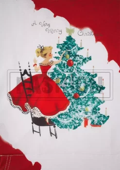 Christmas Tree Color-Blocked Hoodie - Red -Garment Sale Store SCM021145 1 A1250742162160 124