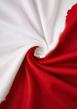 Christmas Tree Color-Blocked Hoodie - Red -Garment Sale Store SCM021145 1 A1250742199340 124