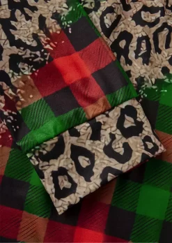 Leopard Plaid Zipper Collar Sweatshirt 10 Leopard Plaid Zipper Collar Sweatshirt -Garment Sale Store SCM021211 2 A1872975372525 124