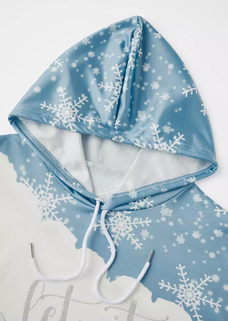 Christmas Let It Snow Gnome Snowflake Kangaroo Pocket Hoodie 6 Christmas Let It Snow Gnome Snowflake Kangaroo Pocket Hoodie - Image 4