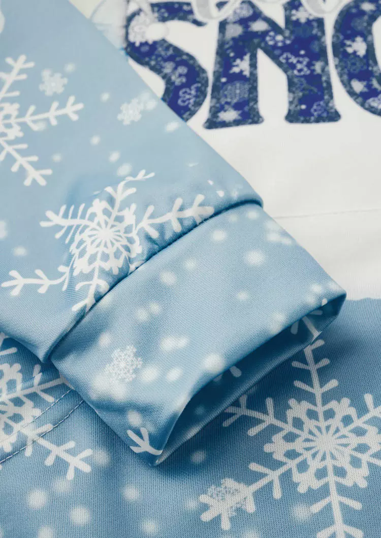 Christmas Let It Snow Gnome Snowflake Kangaroo Pocket Hoodie 8 Christmas Let It Snow Gnome Snowflake Kangaroo Pocket Hoodie - Image 6