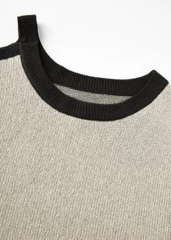 Leopard Color-Blocked One Sided Cold Shoulder Sweater 13 Leopard Color-Blocked One Sided Cold Shoulder Sweater -Garment Sale Store SCM021307 2 A1814087319322 124