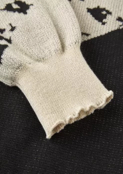 Leopard Color-Blocked One Sided Cold Shoulder Sweater 14 Leopard Color-Blocked One Sided Cold Shoulder Sweater -Garment Sale Store SCM021307 2 A1814087348035 124