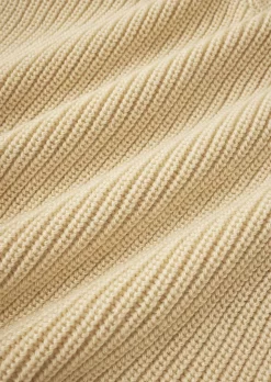 Twist Ribbed Long Sleeve Sweater - Khaki 12 Twist Ribbed Long Sleeve Sweater - Khaki -Garment Sale Store SCM021338 1 A2057022054794 124