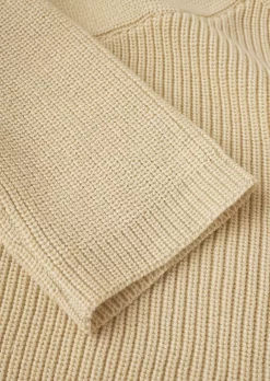 Twist Ribbed Long Sleeve Sweater - Khaki 13 Twist Ribbed Long Sleeve Sweater - Khaki -Garment Sale Store SCM021338 1 A2057022089911 124
