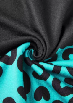 Christmas Happy Holidays Leopard Kangaroo Pocket Hoodie - Black 13 Christmas Happy Holidays Leopard Kangaroo Pocket Hoodie - Black -Garment Sale Store SCM021359 1 A2353142307806 124