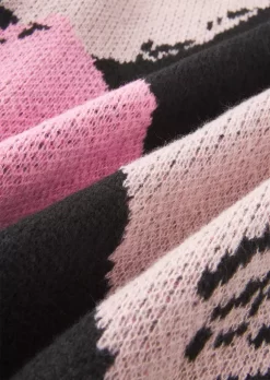 Color-Blocked Geometric Knitted Sweater -Garment Sale Store SCM021461 1 A2104011086603 124