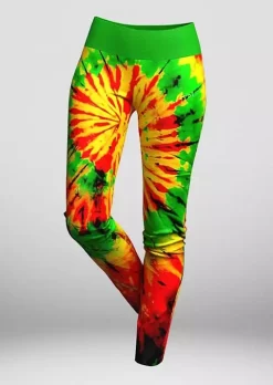 Colorful Tie Dye High Waist Leggings