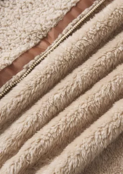 Aztec Geometric Plush Thickened Warm Coat - Apricot -Garment Sale Store SCM021735 2 B1542857950234 124