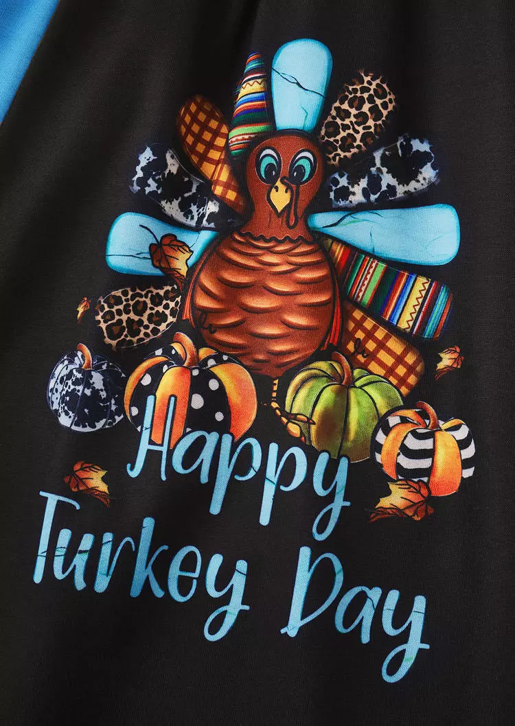 Thanksgiving Happy Turkey Day Serape Striped Leopard Sweatpants 7 Thanksgiving Happy Turkey Day Serape Striped Leopard Sweatpants - Image 5