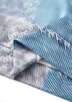 Plaid Color-Blocked Sweatshirt - Blue -Garment Sale Store SCM021882 1 B1340911573759 124