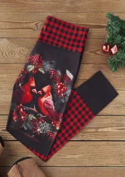 Christmas Cardinal Bird Mistletoe Leggings -Garment Sale Store SCM021896 1 B1589500449482 124